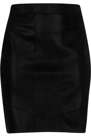 ADIA Nederdel, Dame, Sort, XL, Polyester, Sort Pencil Skirt - Figursyet Pasform