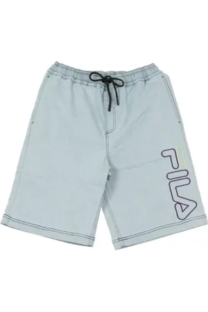 Fila Shorts, Herre, Blå, XL, Denim, Korte shorts