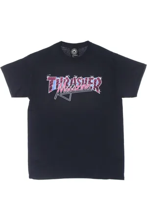 Thrasher Top, Herre, Blå, M, Herre Vice Logo Tee