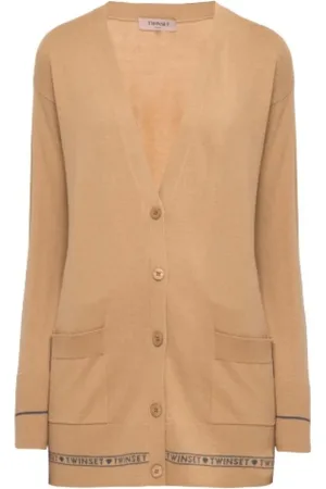 Twin-Set Strik, Dame, , L, Uld, Cardigans