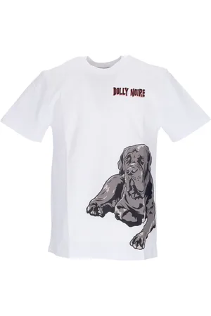 DOLLY NOIRE Top, Herre, Hvid, XS, Napoli Mastiff T-shirt