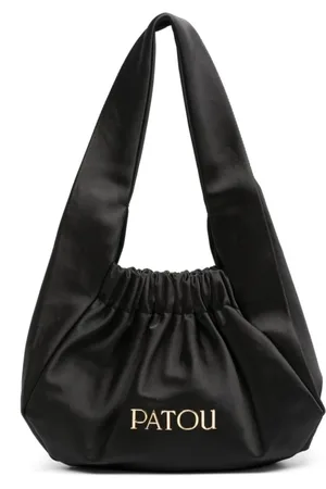Patou Taske, Dame, Sort, ONE SIZE, Satin, Sort Satin Finish Tote Taske