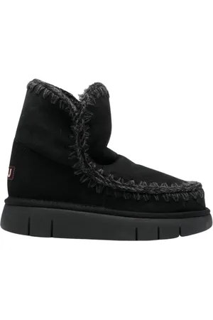 Mou Sko, Dame, Sort, 38 EU, Uld, Eskimo 18 Bounce Støvle