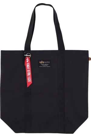 Alpha Industries Taske, Herre, Sort, ONE SIZE, Sort Label Shopping Bag - Streetwear Kollektion