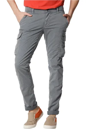 Masons Bukser, Herre, Grå, XL, Bomuld, Slim Fit Cargo Bukser med Unik Chile Stil