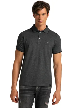 Carlo Colucci Top, Herre, Sort, 2XL, Kunstneriske Polo Skjorter til Mænd