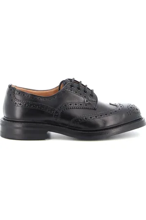 TRICKERS Sko, Herre, Sort, 41 EU, Læder, Sort Kalv Dainite Brogue Derby