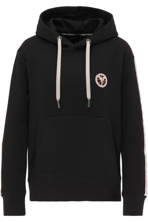 Carlo Colucci Sweathshirts & Hoodies, Dame, Sort, XL, Dame Catania Hættetrøje