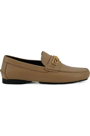 VERSACE Sko, Herre, , 40 EU, Uld, Kalveskind Loafers Sko