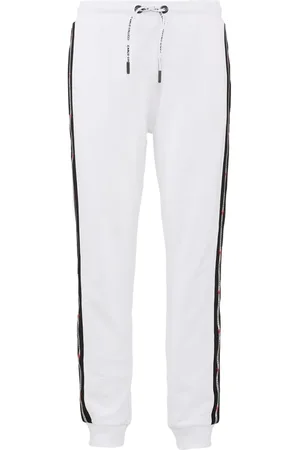 Carlo Colucci Bukser, Herre, Hvid, XL, Unik Kunstværk Sweatpants