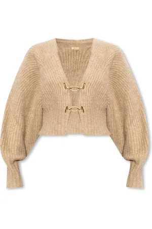 Cult Gaia Strik, Dame, , L, Uld, Ribstrikket cardigan 