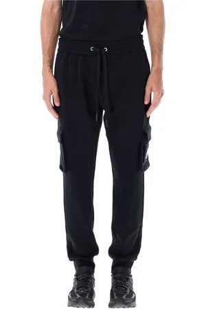 Moose Knuckles Bukser, Herre, Sort, XL, Bomuld, Sort Aw23 Cargo Jogging Bukser