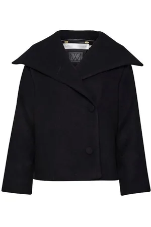 INWEAR Frakke, Dame, Sort, 3XL, Uld, PerryIW Kort Frakke