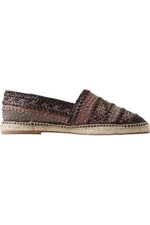 Dolce & Gabbana Sko, Herre, Flerfarvet, 40 EU, Læder, Multifarvet Slip-On Espadrilles i Buffalo Læder