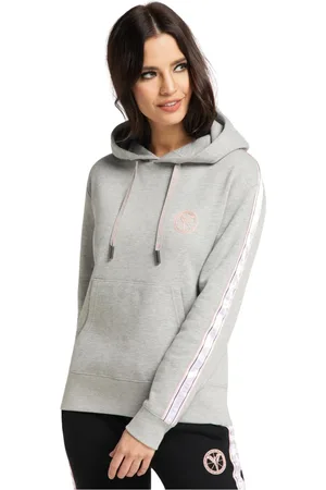 Carlo Colucci Sweathshirts & Hoodies, Dame, Grå, 2XL, Unikke Kunstneriske Sweatshirts Hoodies