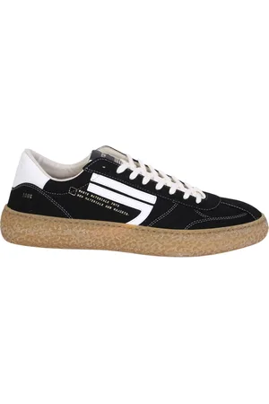 Puraai Sko, Herre, Sort, 43 EU, Bomuld, Sneakers med grafisk print