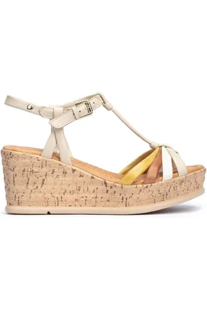 Pikolinos Sko, Dame, Hvid, 41 EU, Uld, Moderne Miranda Sandal til Kvinder