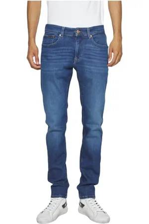 Tommy Hilfiger Jeans, Herre, Blå, W31 L32, Bomuld, Scanton Slim Jeans