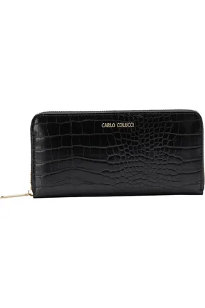 Carlo Colucci Tilbehør, unisex, Sort, ONE SIZE, Uld, Gulddetaljeret Covi Pung