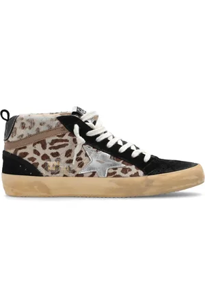 Golden Goose Sko, Dame, Sort, 36 EU, Uld, Mid Star High-Top Sneakers