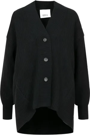ERIKA CAVALLINI Strik, Dame, Sort, S, Uld, Sort Semi-Couture Sweater