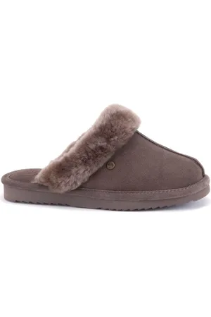 Warmbat Sko, Dame, Grå, 41 EU, Suede, Luksus Suede Kvinders Sandal