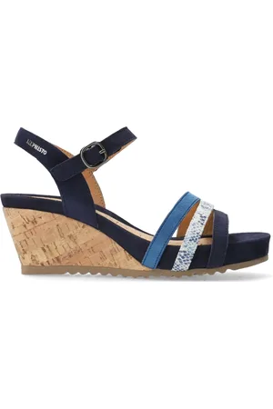 Mephisto Sko, Dame, Blå, 42 EU, Læder, Indigo Kvinders Sandal