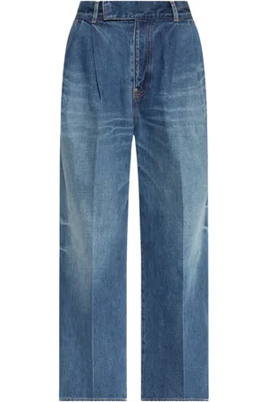 UNDERCOVER Jeans, Dame, Blå, L, Denim, Slim Fit Denim Jeans