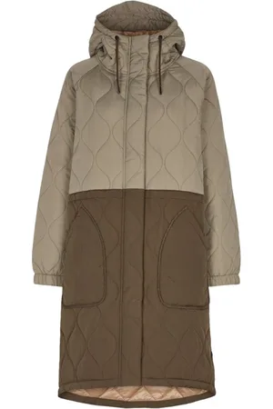 Basicapparel Frakke, Dame, Grøn, XL/2XL, Nylon, Overgangsfrakke - Ruby Parker - Tarmac / Vertiver
