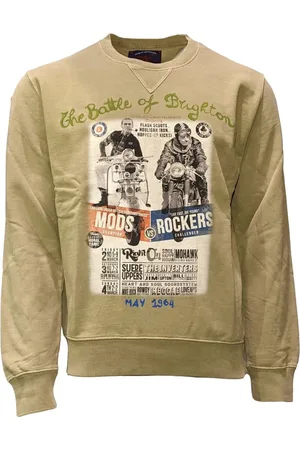 BOB der Bär Sweathshirts & Hoodies, Herre, , M, Bomuld, Brighton Battle Sweater med Rund Hals