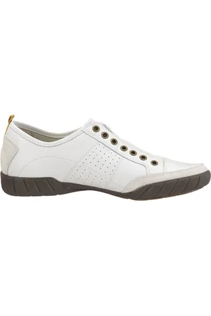 Camel Active Sko, Herre, Hvid, 43 EU, Læder, Moderne Meteor Canvas Slip-on Sneaker