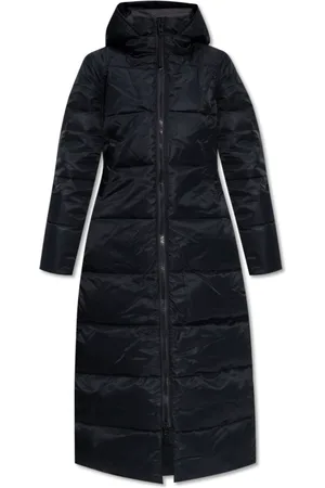 Canada Goose Jakke, Dame, Sort, XS, Uld, Lang Dunjakke Mystique