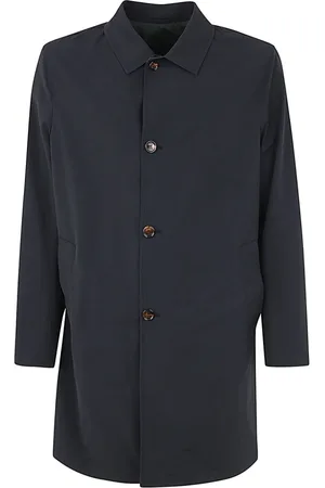 Kired Frakke, Herre, Blå, 2XL, Klassiske Trench Frakker