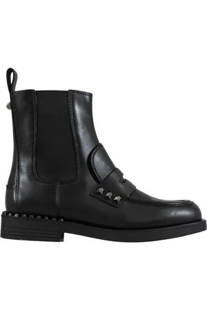 Ash Sko, Dame, Sort, 40 EU, Læder, Studded Wings Støvler