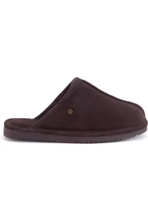 Warmbat Sko, Herre, Brun, 40 EU, Suede, Barron Herre Suede Hjemmesko