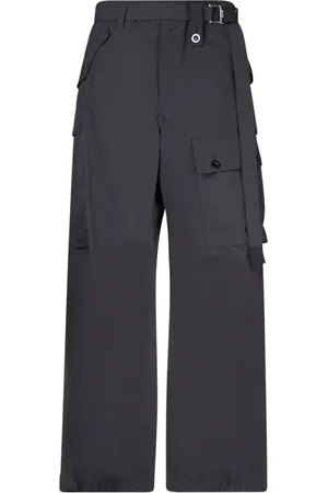 SACAI Bukser, Herre, Sort, L, Uld, Sorte Aw23 Bukser til Mænd