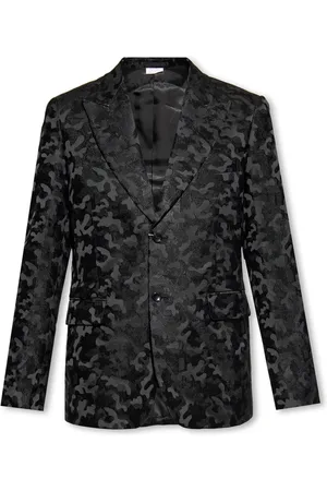 Comme des Garçons Jakke, Herre, Sort, S, Mønstret Blazer