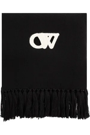OFF-WHITE Tilbehør, Dame, Sort, ONE SIZE, Uld, Uldtørklæde