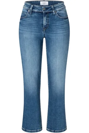 Cambio Jeans, Dame, Blå, 2XS, Bomuld, Jeans Paris Easy Kick Summer Contrast
