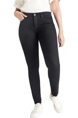 Mac Jeans, Dame, Sort, S, Bomuld, Klassiske sorte skinny jeans