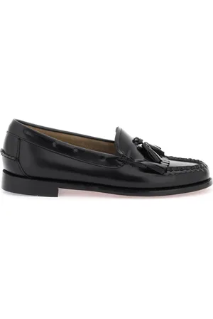 G.H. Bass Sko, Dame, Sort, 38 EU, Læder, Børstet Læder Esther Kiltie Loafers