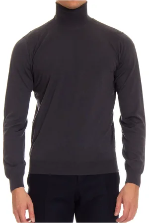 DRUMOHR Strik, Herre, Grå, 2XL, Uld, Rullekraver