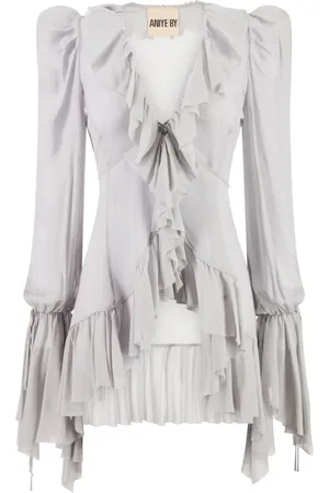 ANIYE BY Kjole, Dame, Grå, S, Boho Bluse Mina