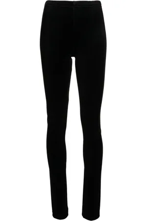 JUNYA WATANABE Bukser, Dame, Sort, L, Uld, Sorte Velour Skinny Bukser