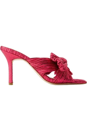 Loeffler Randall Sko, Dame, Lyserød, 37 EU, Læder, Claudia Sandaler - Syntetisk Læder - Fuchsia