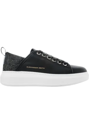 Alexander Smith Sko, Dame, Sort, 37 EU, Læder, Wembley Kvinde Sort Sporty Elegance