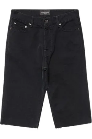 Balenciaga Shorts, Herre, Sort, M, Denim, Tykke japanske denim shorts