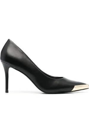 VERSACE Sko, Dame, Sort, 39 EU, Læder, Scarlett Lædersko