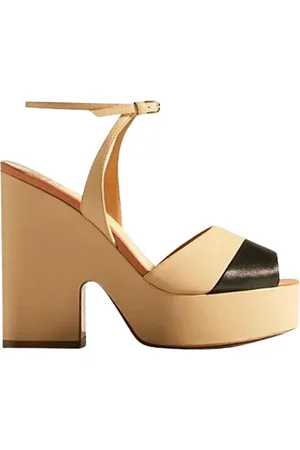 Francesco Russo Sko, Dame, , 35 EU, Læder, Platform Læder Sandaler