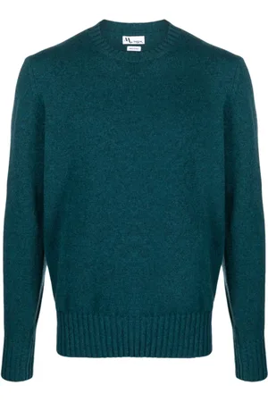 DoppiaA Strik, Herre, Blå, XL, Blå Sweaters med Appio Skjorte